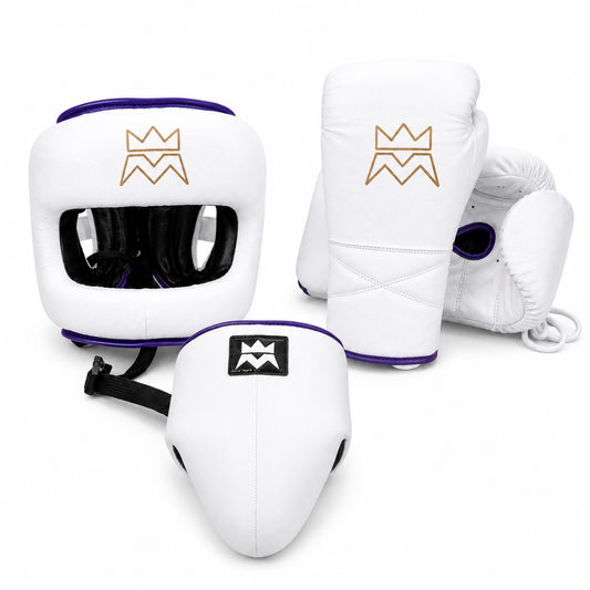 SPARRING KIT — White & Purple