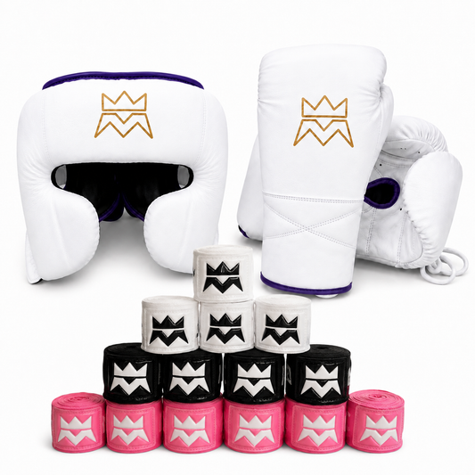 SPARRING KIT — White & Purple