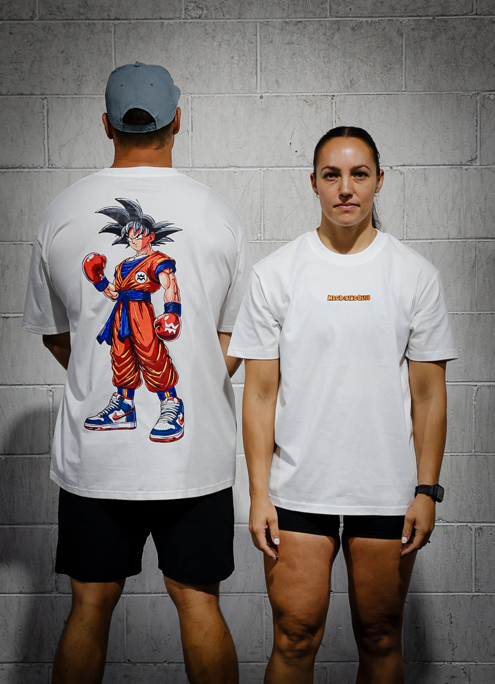 Oversized Mac T - White, DBZ X MAC