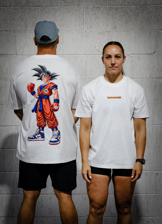 Oversized Mac T - White, DBZ X MAC