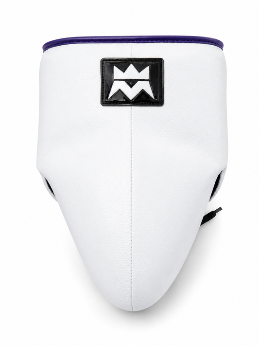 Groin Guard White and Purple