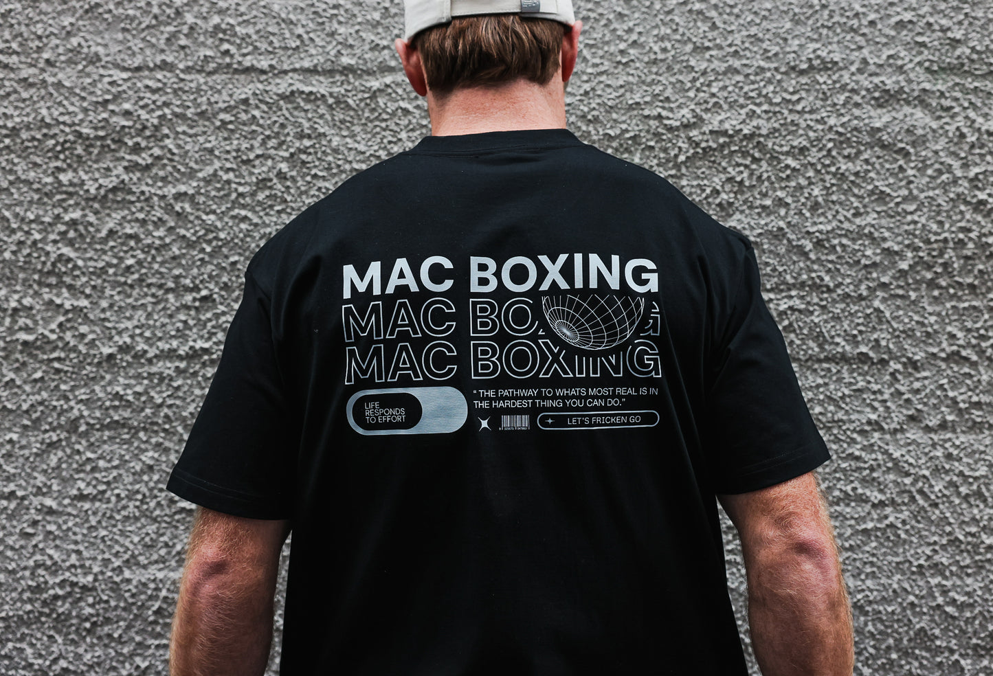 Over sized Mac T-shirt Black