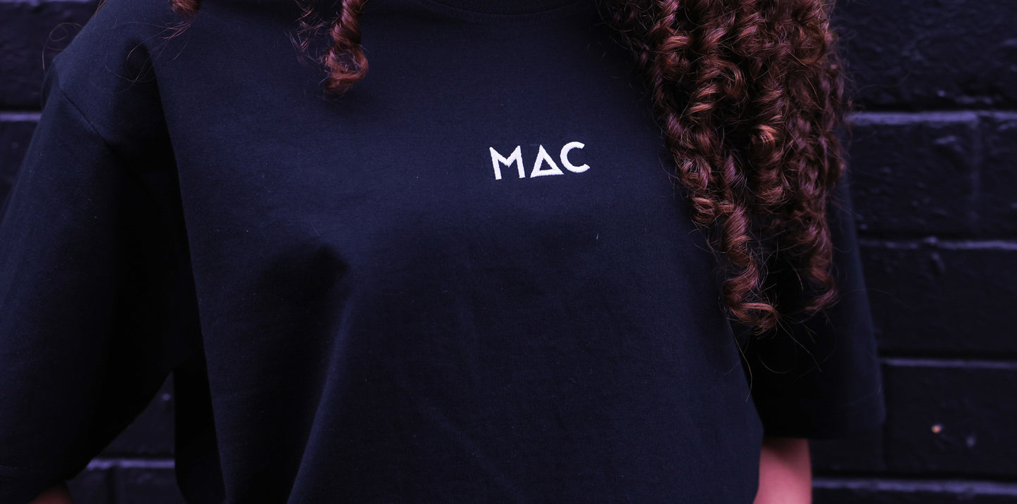 Over sized Mac T-shirt Black